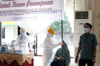 Dinkes dan PKK Gowa gelar tes usap massal khusus perempuan