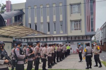 126 personil amankan pleno KPU Kepulauan Meranti, pastikan prokes