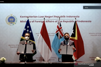Indonesia tandatangani perjanjian hibah untuk Kepulauan Solomon dan Fiji