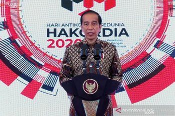 Jokowi: Meskipun listrik KPK padam, tapi pemberantasan korupsi tak boleh padam