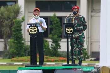 Tagana dan Kopassus apel bersama siaga bencana dampak La Nina