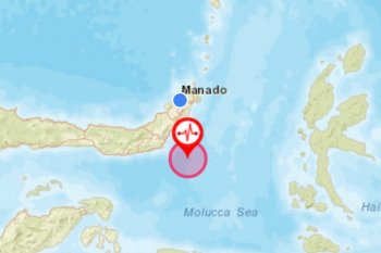 Gempa magnitudo 5,1 mengguncang tenggara Tutuyan-Sulut