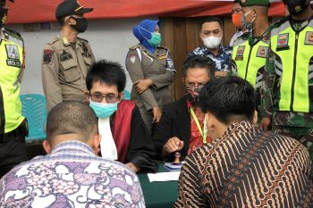 Pelanggar Prokes di Inhil disidang di tempat