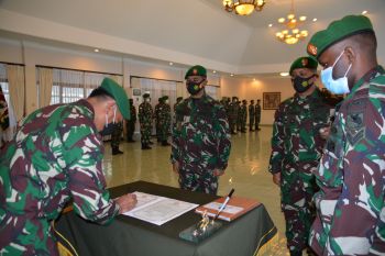 Letkol Arif Budi Situmeang jabat Dandim 1702/Jayawijaya