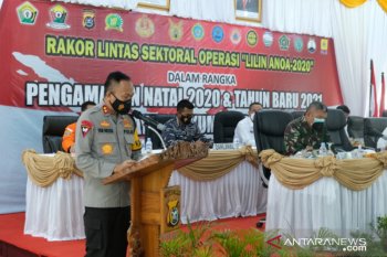 Polda Sulawesi Tenggara rakor pengamanan Natal dan Tahun Baru 2021