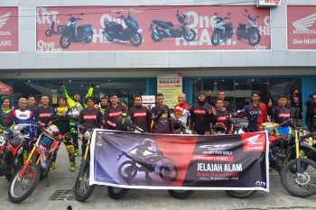 Honda Anper Palu gelar CRF150L Jelajah Alam