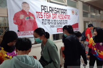 Tes fisik atlet se-Sulsel jelang PON XX Papua digelar dengan Prokes ketat