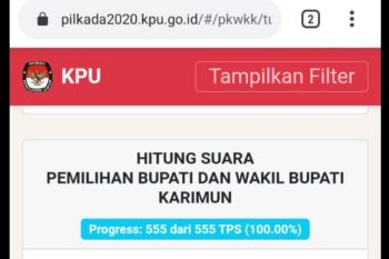 Versi SIREKAP: Iskandarsyah-Anwar unggul dari Aunur-Anwar
