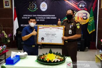 Sukses terima predikat WBK, bupati apresiasi Kejari Bartim