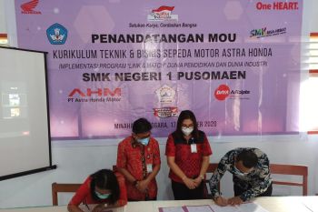 DAW kerja sama SMKN 1 Pusomaen penguatan pendidikan vokasi