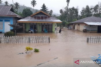 Sejumlah rumah di Gorontalo Utara hanyut dihajar banjir