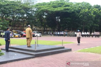 Gubernur Sulawesi Tenggara pimpin apel gelar pasukan Operasi Lilin 2020