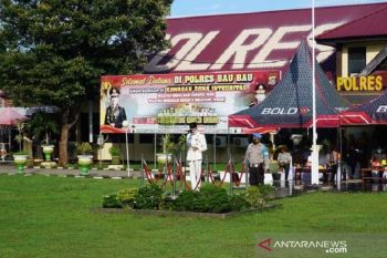Wali Kota Baubau pimpin apel gelar pasukan Operasi Lilin 2020