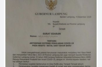 Lampung wajibkan pendatang tunjukkan hasil tes cepat antigen