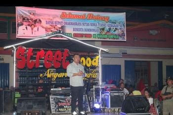 Terapkan protokol COVID-19, pusat kuliner street food Dharmasraya dibuka kembali