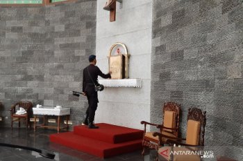 Gegana Satbrimobda DIY sterilisasi empat gereja di Gunung Kidul