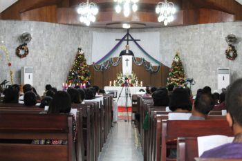 HKBP Kedaton lakukan ibadah malam Natal dengan protokol ketat