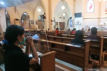 Misa Natal 2020 di Makassar terpantau aman lancar