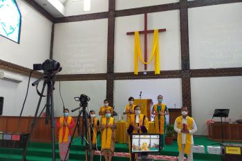 Natal di perbatasan Malaysia dilakukan secara virtual