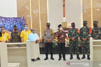 Forkopimda Sulteng  tinjau pengamanan Natal di Palu