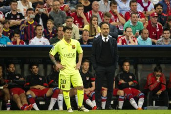 Lionel Messi mengaku beruntung pernah dilatih Guardiola
