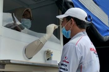 Posko tes cepat antigen di JTTS telah periksa 95 orang