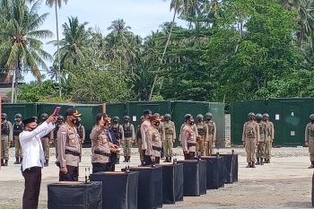 Kapolda Lantik Pejabat Utama Polda di Pos Komandan Taktis Poso