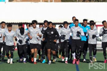 Pemulihan fisik menjadi menu latihan perdana timnas U-19