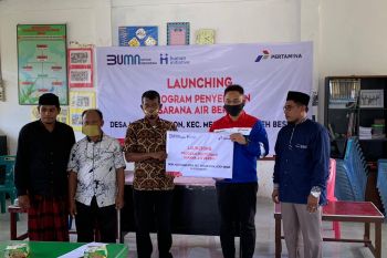 Pertamina beri bantuan penyediaan sarana air bersih di Aceh Besar