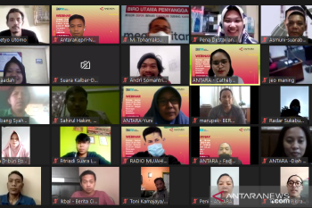 Wartawan di Kepri antusias ikuti webinar Antara