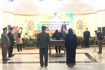 Ini pesan bupati usai melantik pejabat lingkup Pemkab Lamandau