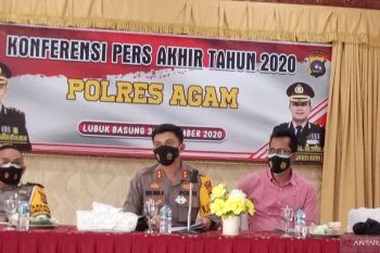 Yang dilakukan Polres Agam untuk cegah warga berkerumun antisipasi COVID-19