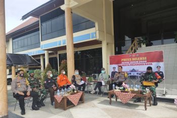 501 kasus kejahatan ditangani Polresta Palangka Raya selama 2020