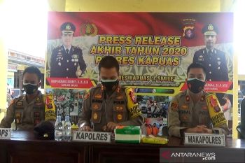 Kasus kejahatan narkoba masih menonjol di Kapuas