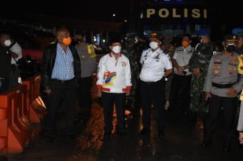 Wali Kota dan Forkopimda pantau suasana kota  Bandarlampung