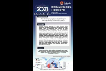 BPBD DKI imbau warga waspada potensi hujan petir tiga hari kedepan
