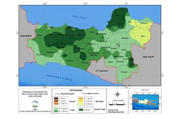 Jateng selatan diprakirakan masuki puncak musim hujan