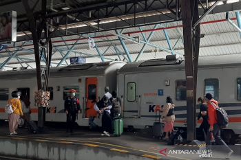 Liburan akhir tahun, KAI Purwokerto berangkatkan 58.001 penumpang