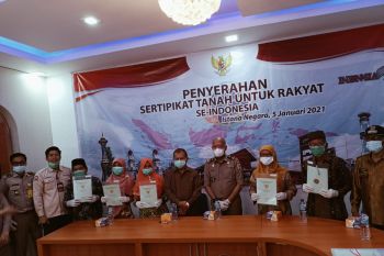 Bupati : Sertifikat tanah dapat jadi modal bagi masyarakat