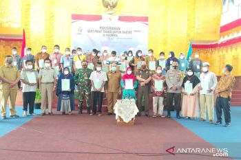 BPN Pasaman Barat terbitkan 1.000 sertifikat melalui program PTSL 2020