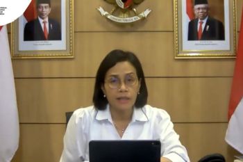 Menkeu Sri Mulyani tanda tangani formulir vaksin GAVI COVAX Facility