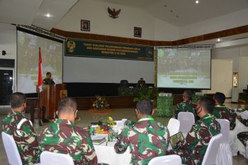 Kodam XVII/Cenderawasih gelar rapat evaluasi program kerja TA 2020