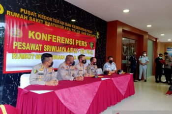 RS Polri terima tujuh kantong jenazah  penumpang Sriwijaya Air