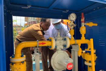 Sempat terhenti karena bocor, jargas kembali aliri Pekanbaru