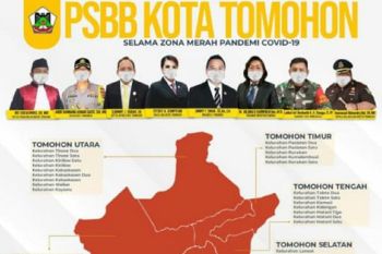 Kota Tomohon belum memberlakukan pembatasan kegiatan masyarakat