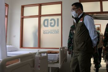 Gubernur Jabar tinjau RS Darurat COVID-19 Secapa AD Bandung