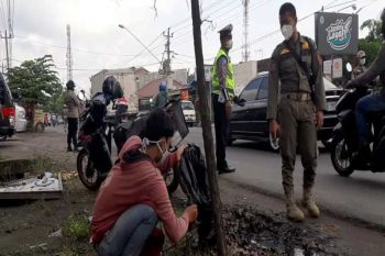 Puluhan pelanggar masker di Solo terjaring tim gabungan
