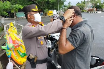 Polsek Selat gencarkan Operasi Yustisi tegakkan protokol kesehatan