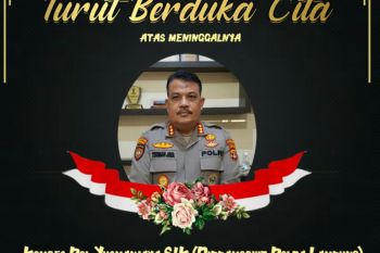 Dirpam Obvit Polda Lampung meninggal dunia