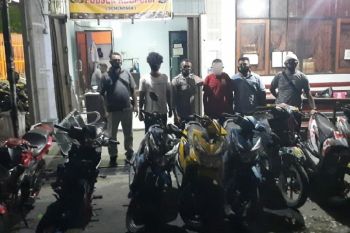 Polsek Abepura amankan tujuh motor dari residivis curanmor LT